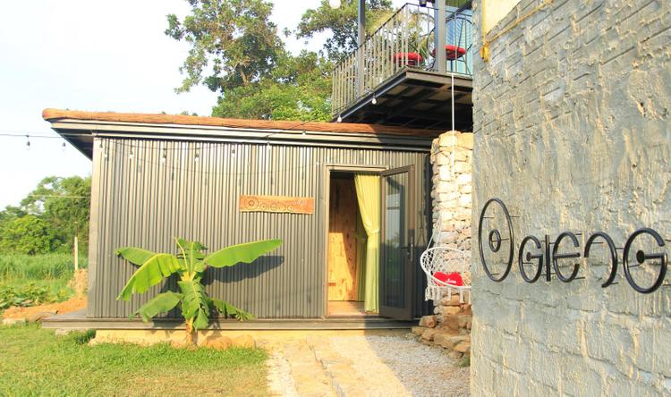 Lối vào ngôi nhà nghỉ dưỡng được đặt tên là Giếng