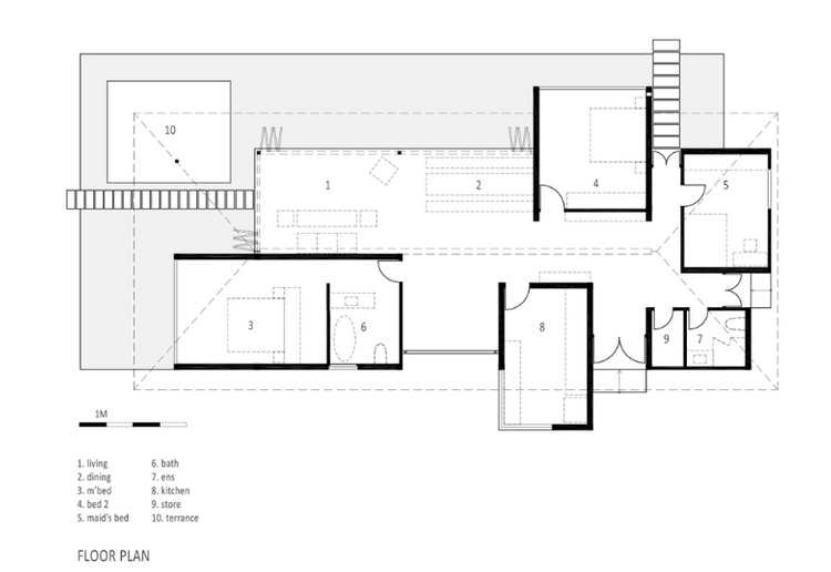 Mặt bằng thiết kế ngôi nhà