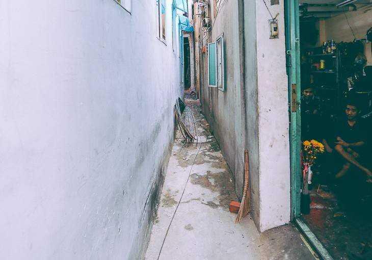 Hẻm nhỏ xíu ở TPHCM