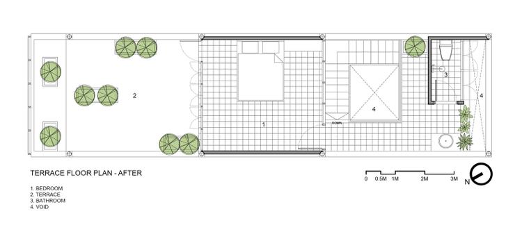 Mặt bằng tầng sân thượng