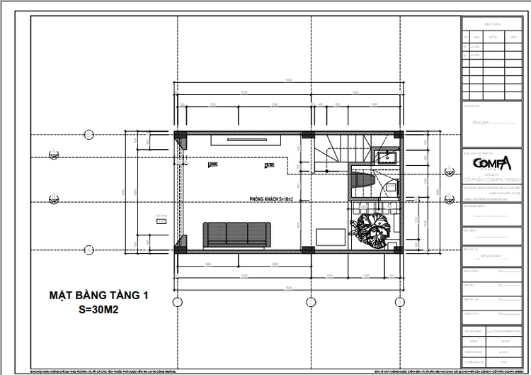 Mặt bằng tầng 1