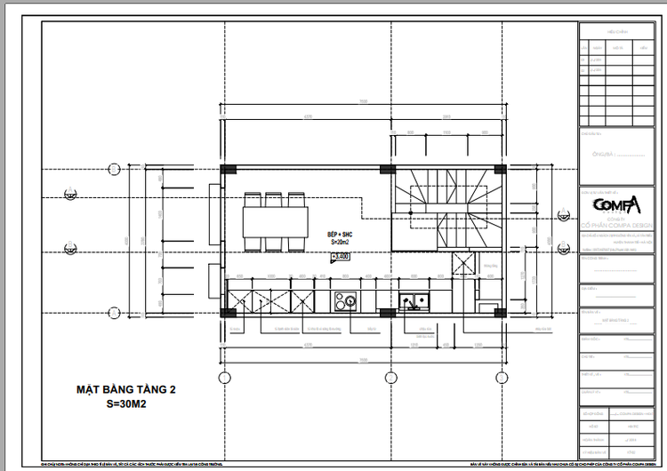 Mặt bằng tầng 2