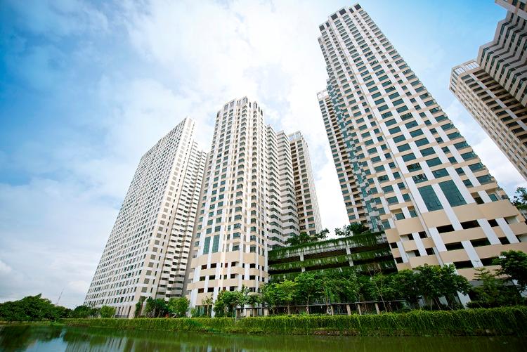 hình ảnh một tòa nhà cao cấp