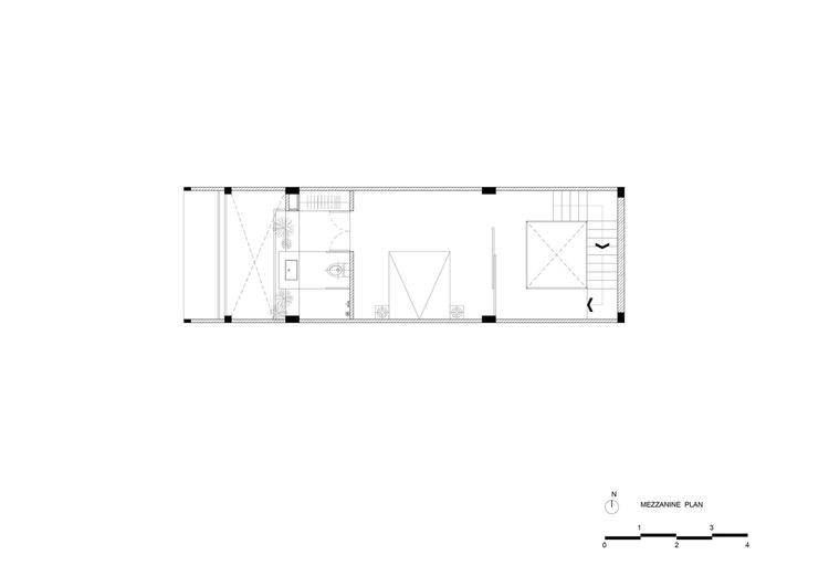 bản vẽ mặt bằng tầng lửng.