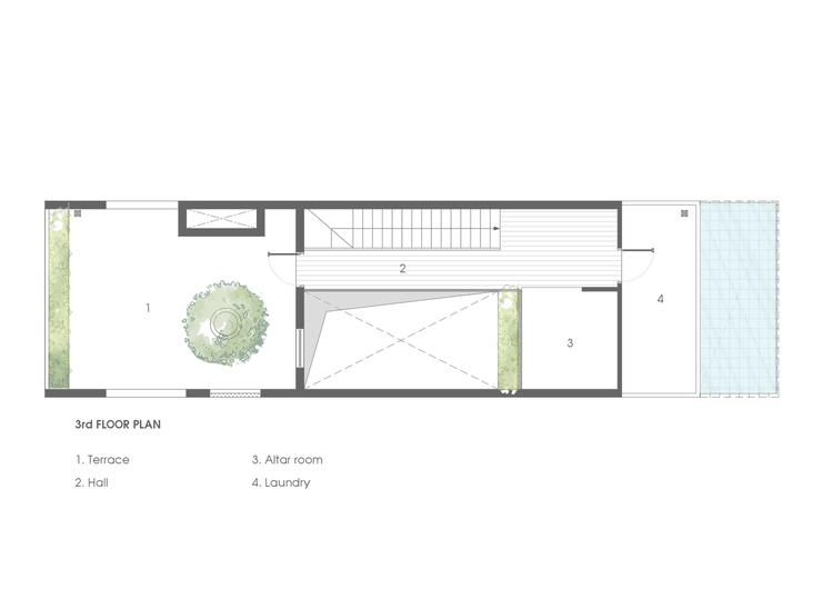 sơ đồ bố trí mặt bằng tầng 3