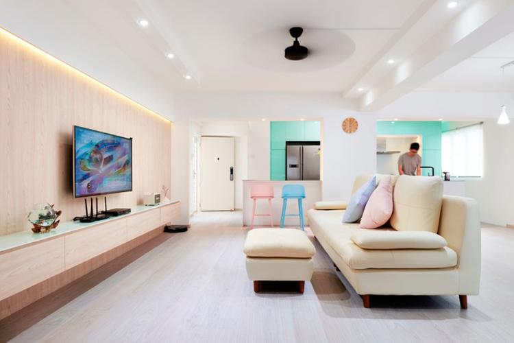 Đường nét thiết kế nội thất phong cách Scandinavia tối giản kết hợp với những gam màu pastel 