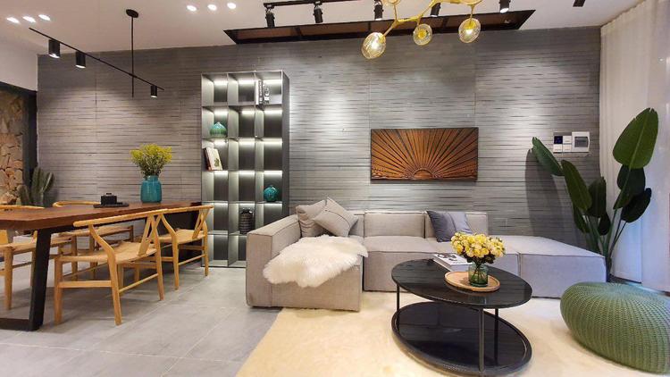 không gian sinh hoạt chung ở tầng 1