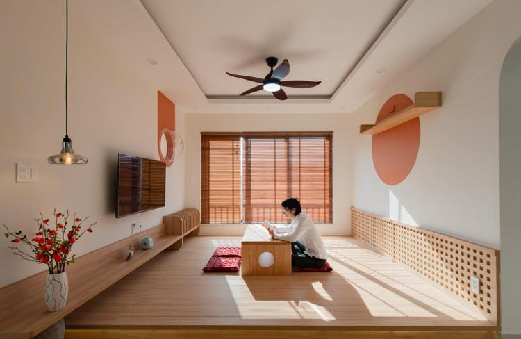 Phòng khách mang phong cách thiền