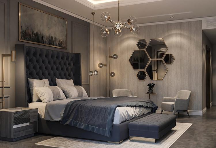 dùng gương để khắc phục phòng ngủ thiếu cửa sổ