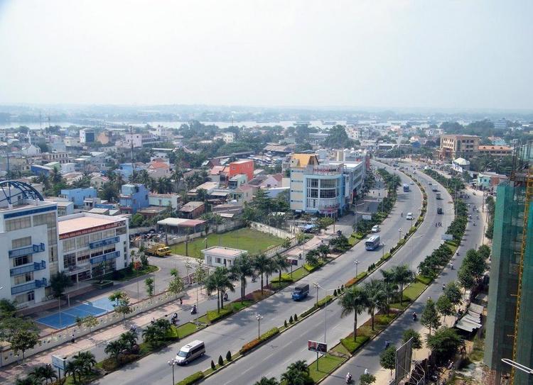 Thành phố Biên Hòa nhìn từ trên cao