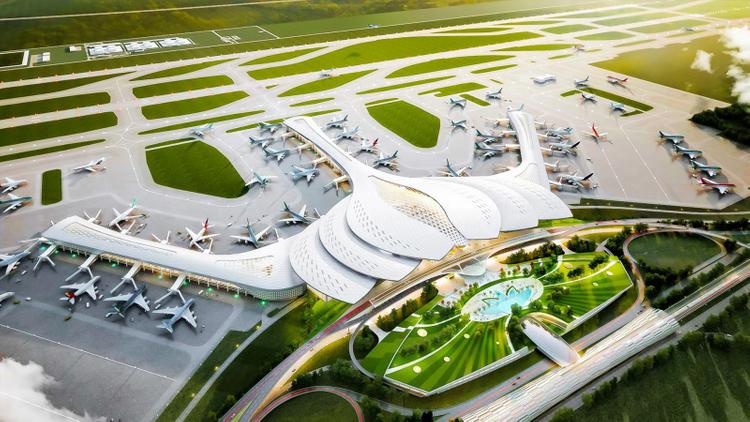 Hình ảnh bản thiết kế của sân bay Long Thành