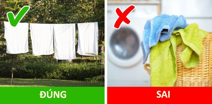 phơi khăn phòng tắm