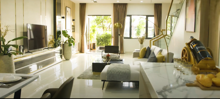 Nội thất nhà mẫu dự án The Pearl Riverside Long An