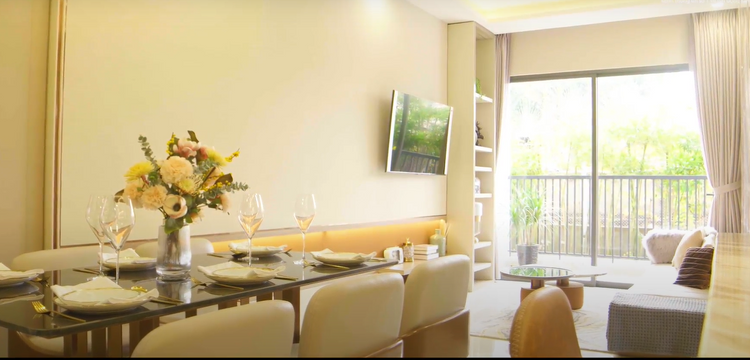 Căn hộ mẫu dự án The Rivana Bình Dương