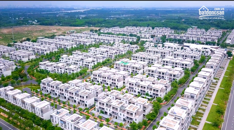 Một góc khu đô thị Swan Park nhìn từ trên cao