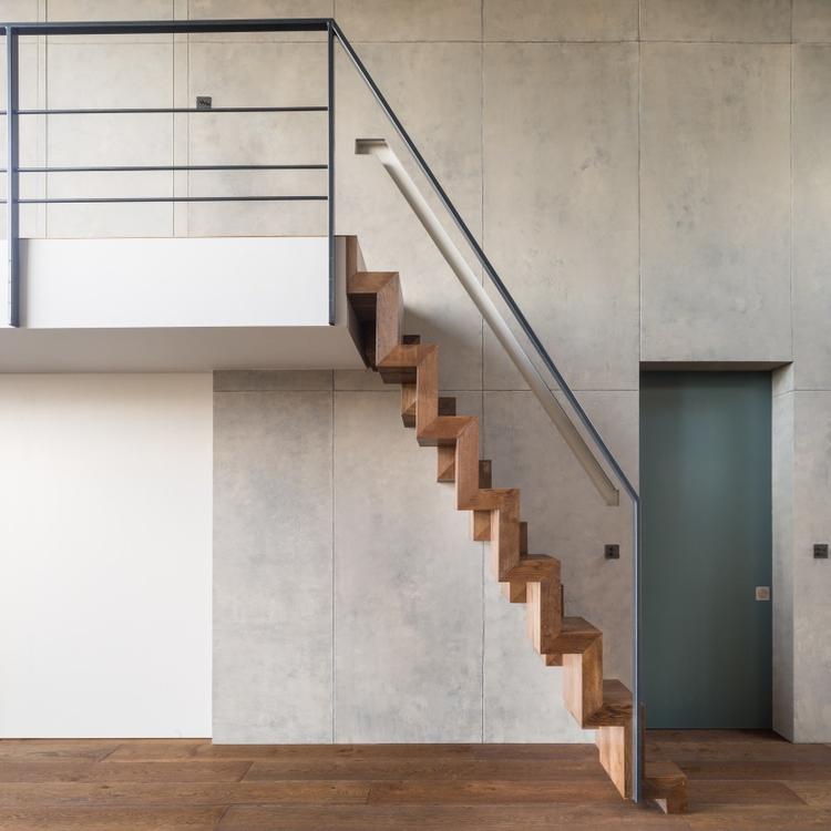 mẫu cầu thang gác lửng độc đáo