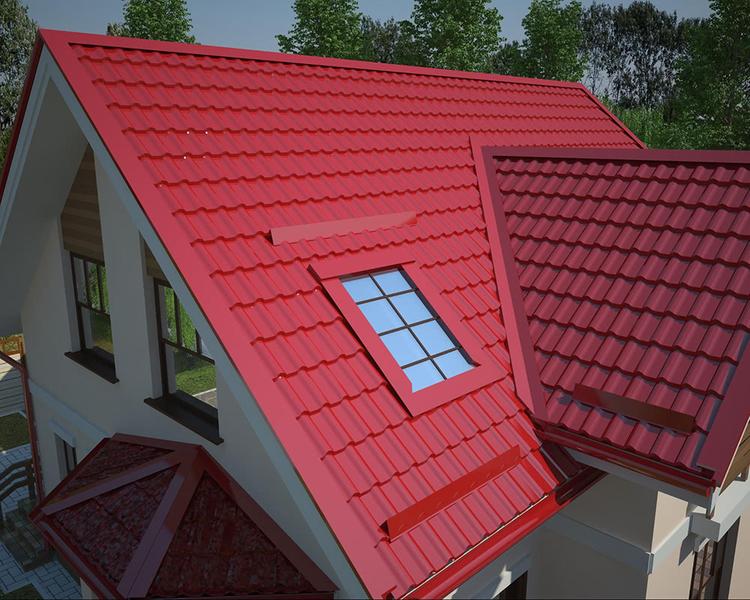 Tôn chống nóng màu đỏ