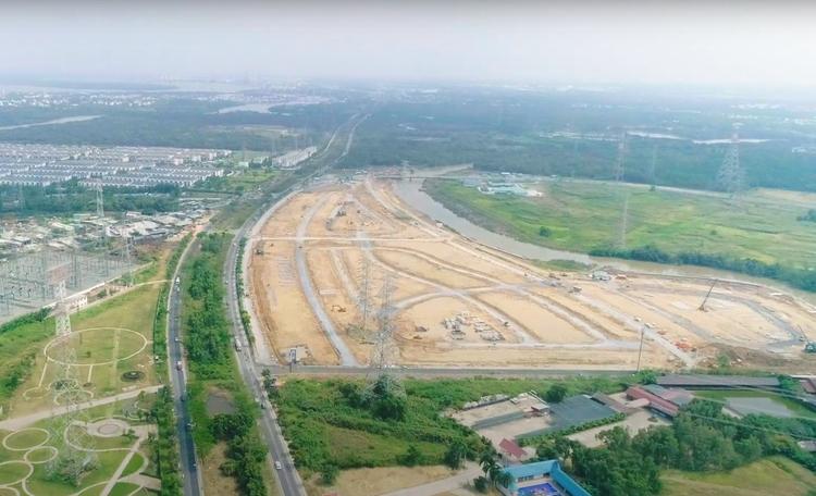 Hình ảnh thực tế tiến độ dự án Zeitgeist Nhà Bè quý 2/2021