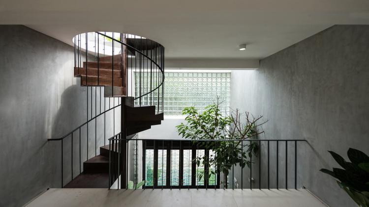 Thiết kế cầu thang xoắn ốc đẹp