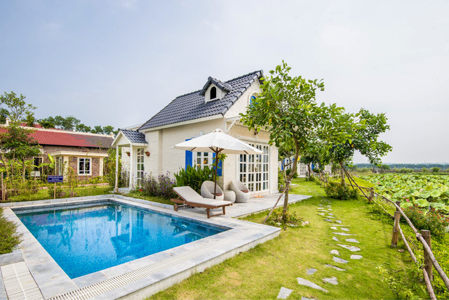 hình ảnh nhà nghỉ dưỡng ven đô