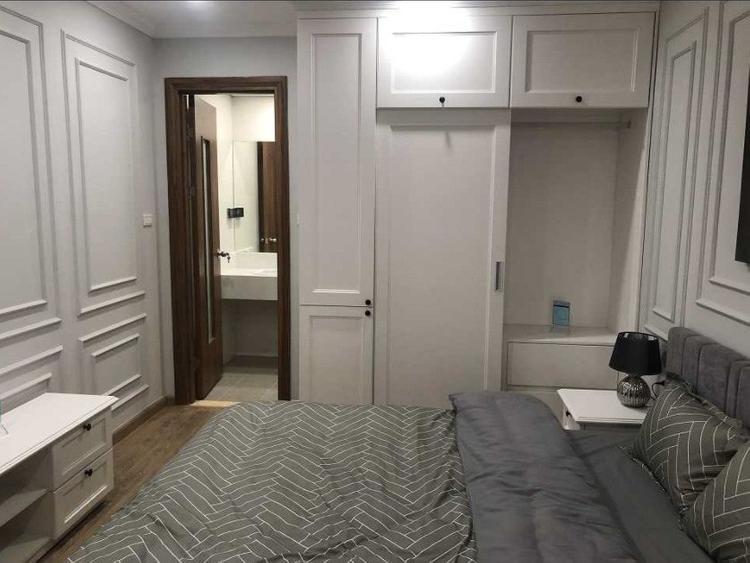 Phòng ngủ gam màu xám cho người độc thân