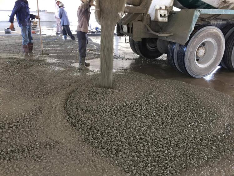 Quá trình trộn bê tông