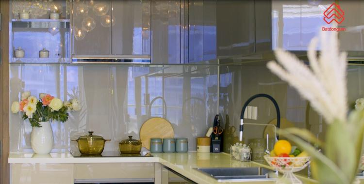 Thiết kế bếp căn hộ The Peak Garden 