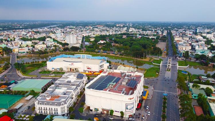 Tỉnh Long An nhìn từ trên cao