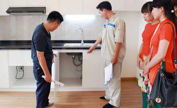 bàn giao căn hộ chung cư