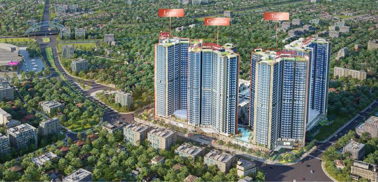 Phối cảnh chung cư Hoàng Huy