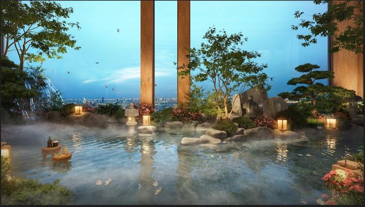 Suối khoáng nóng onsen tại dự án Shizen Home Quận 7