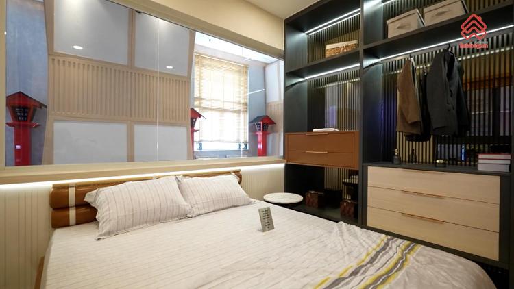 Phòng ngủ căn hộ mẫu Shizen Home
