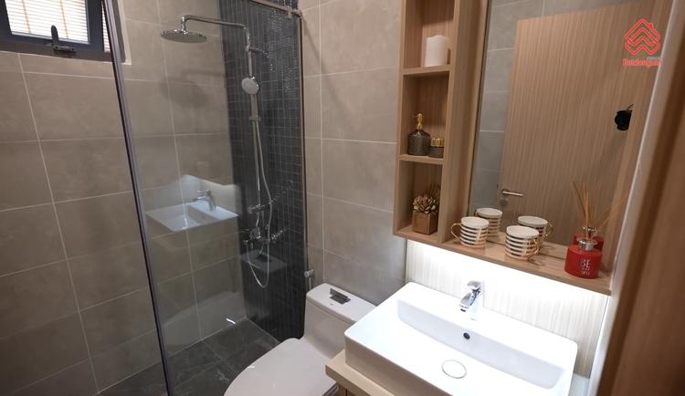 Phòng tắm căn hộ mẫu Shizen Home