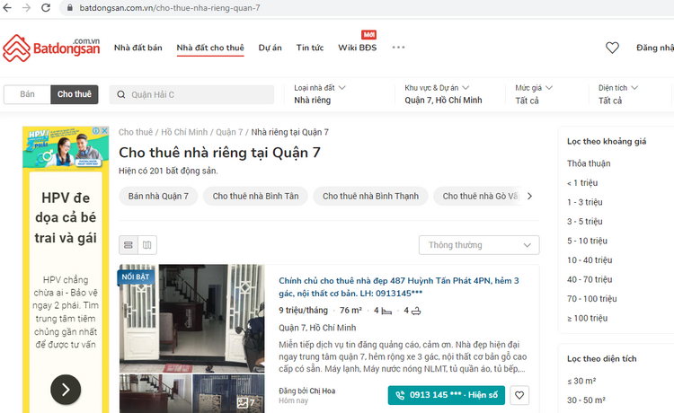 website batdongsan.com.vn