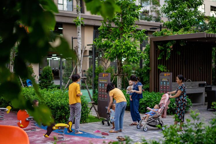 Hình ảnh tại một dự án ở khu Nam TP.HCM