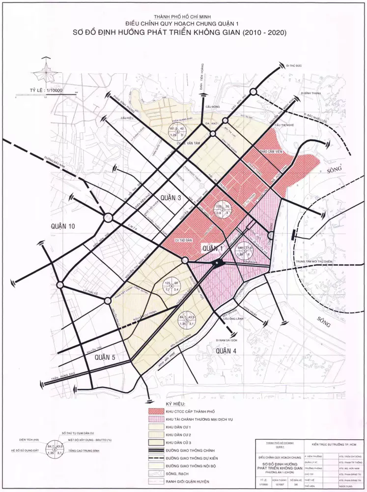 Bản đồ quy hoạch quận 1