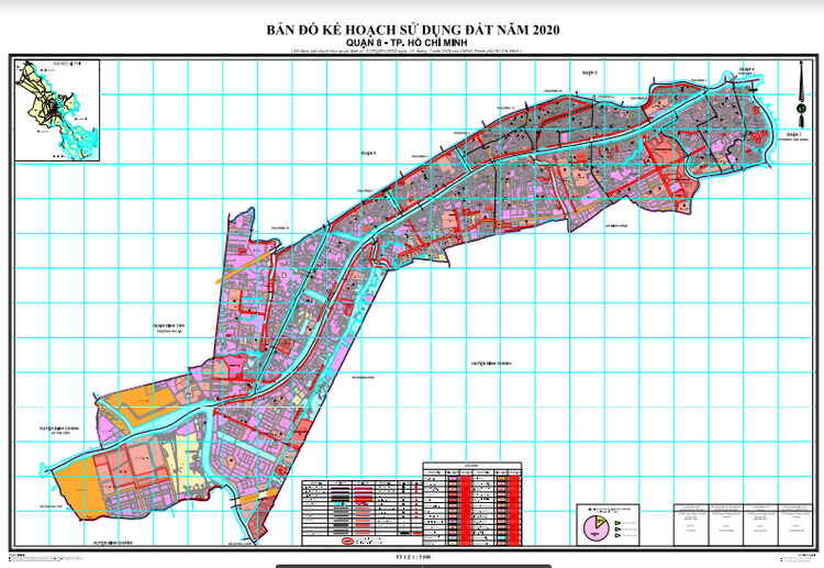 Quy hoạch sử dụng đất quận 8