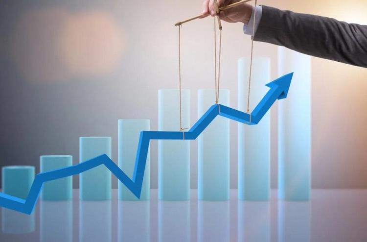 Hình mũi tên đi lên minh họa lãi suất thả nổi 