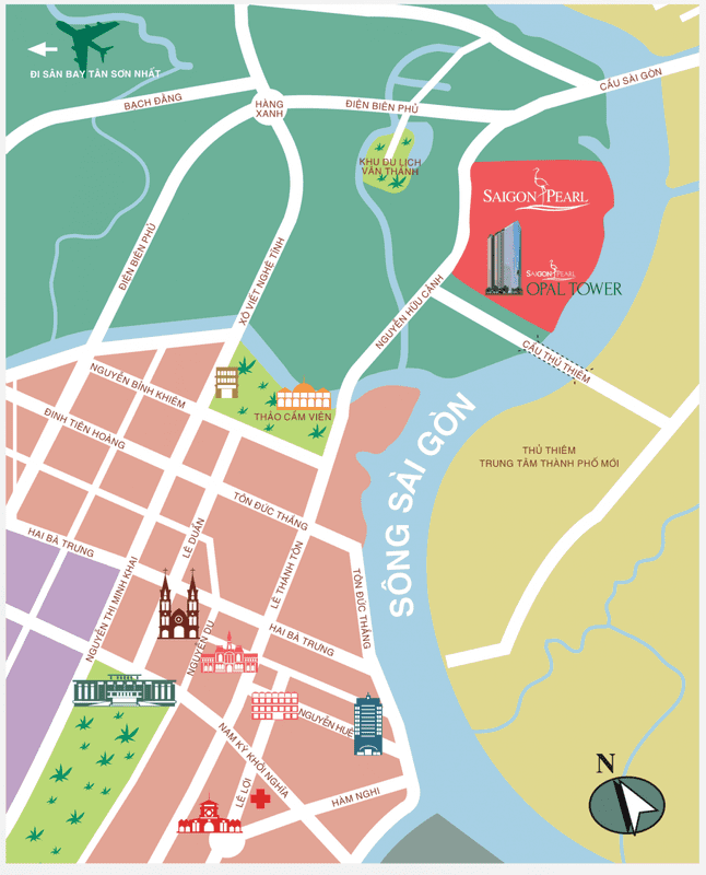 vị trí Saigon Pearl