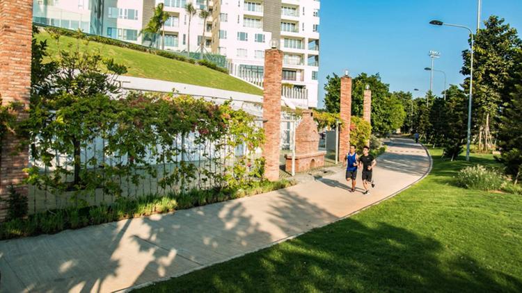 Đường chạy bộ nội khu Opal Tower