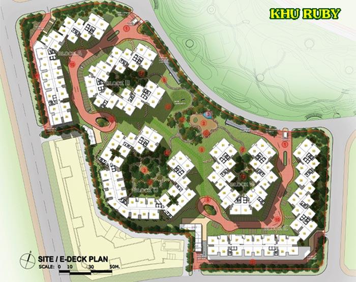 Mặt bằng khu Ruby dự án Celadon City