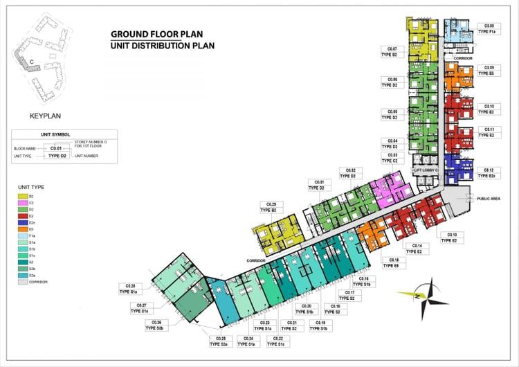  Mặt Bằng Block C – Khu Emerald Celadon City Tân Phú