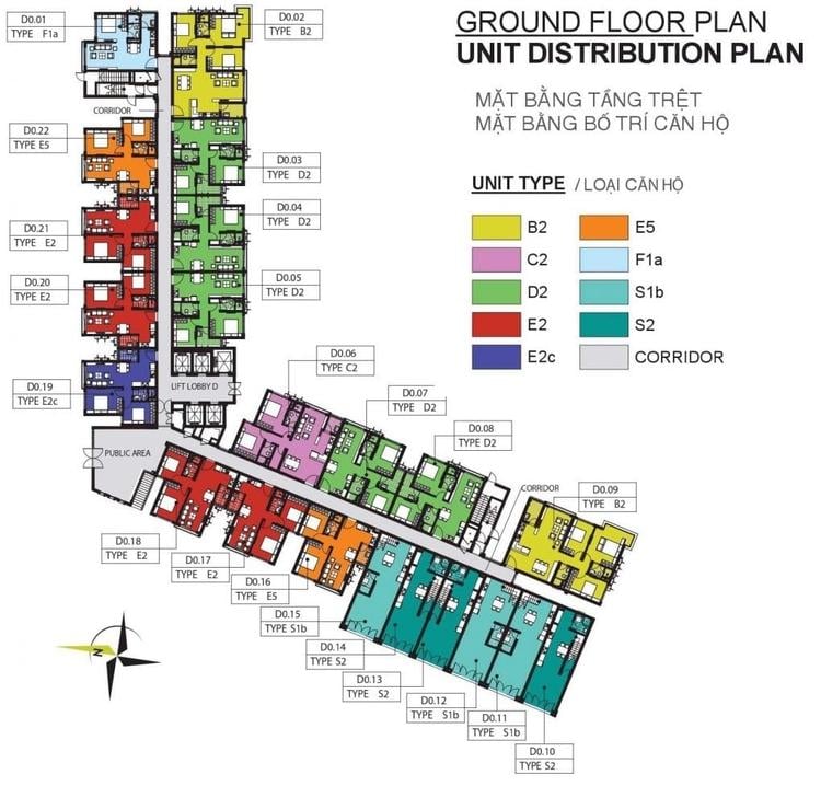  Mặt Bằng Block D – Khu Emerald Celadon City Tân Phú