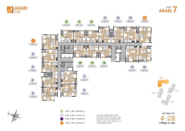 Mặt bằng tầng 5-29