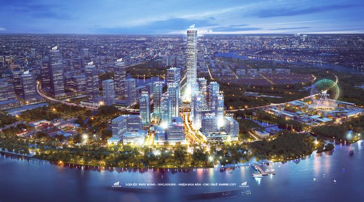 ảnh phối cảnh Empire City Thủ Thiêm