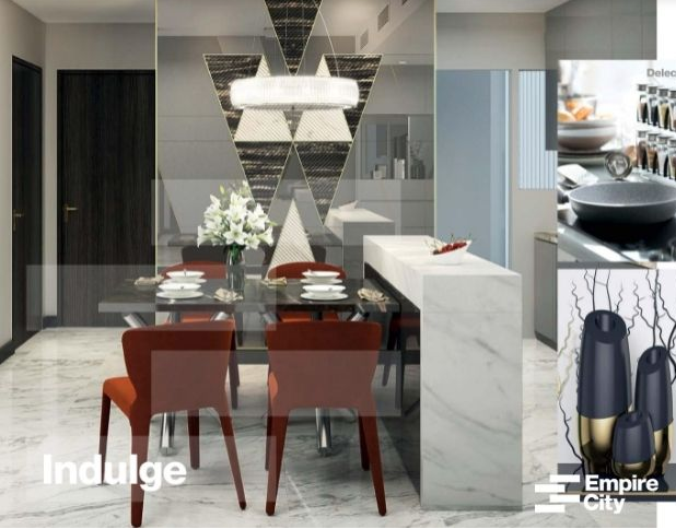 Phòng bếp căn hộ Tilia Residences