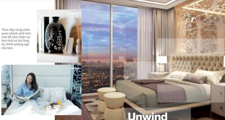 phòng ngủ căn hộ Tilia Residences