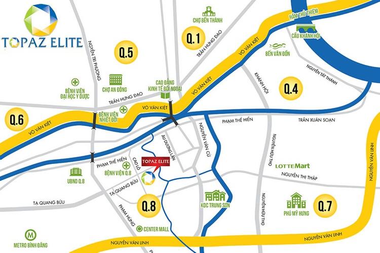 Địa Chỉ Chung Cư Topaz Elite Quận 8