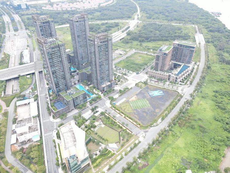 Dự Án Empire City nhìn từ trên cao