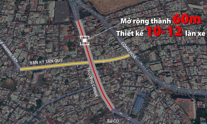 Mở rộng quy hoạc đường Tân Kỳ Tân Qúy